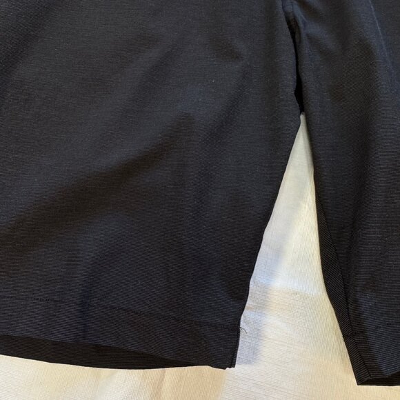 Travis Mathew Golf Shorts Men's 34 Black Flat Front Casual Polyester 10" Inseam - Picture 4 of 11